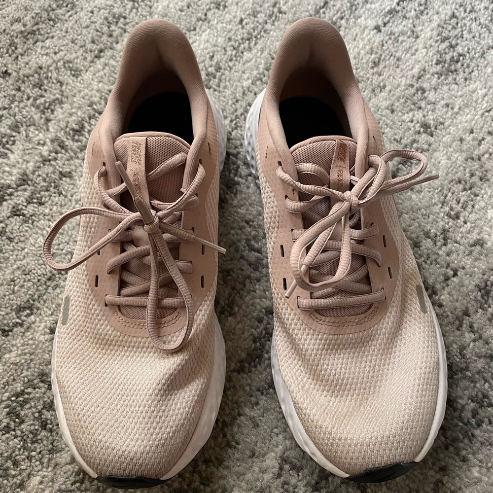 Nike Pink Revolution sneakers with Cushioned Sole